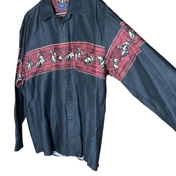 Vintage Roper Mens Long Sleeve Button Shirt - Picture 4 of 15